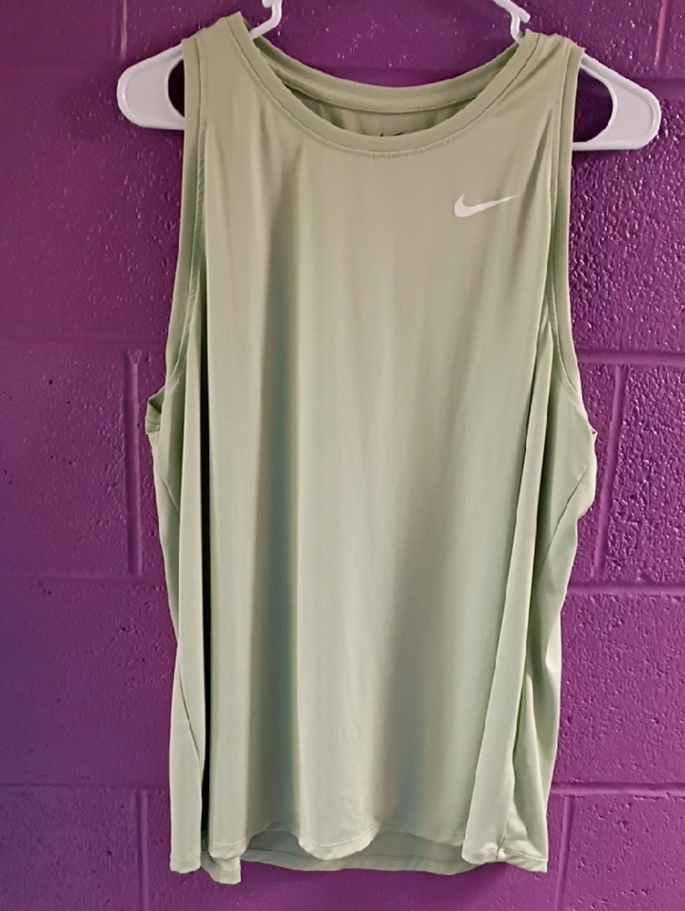 Nike Women's Light Green Performance Tank Top